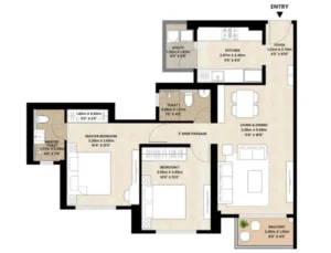 2 bhk mahindra rainforest